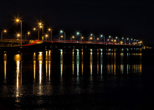 Light Trails on the Bayway